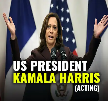 US Vice President Kamala Harris Becomes President Of The United States (Acting) For 85 Minutes