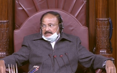 Rajya Sabha chairman Venkaiah Naidu breaks down over rowdy acts of MPs
