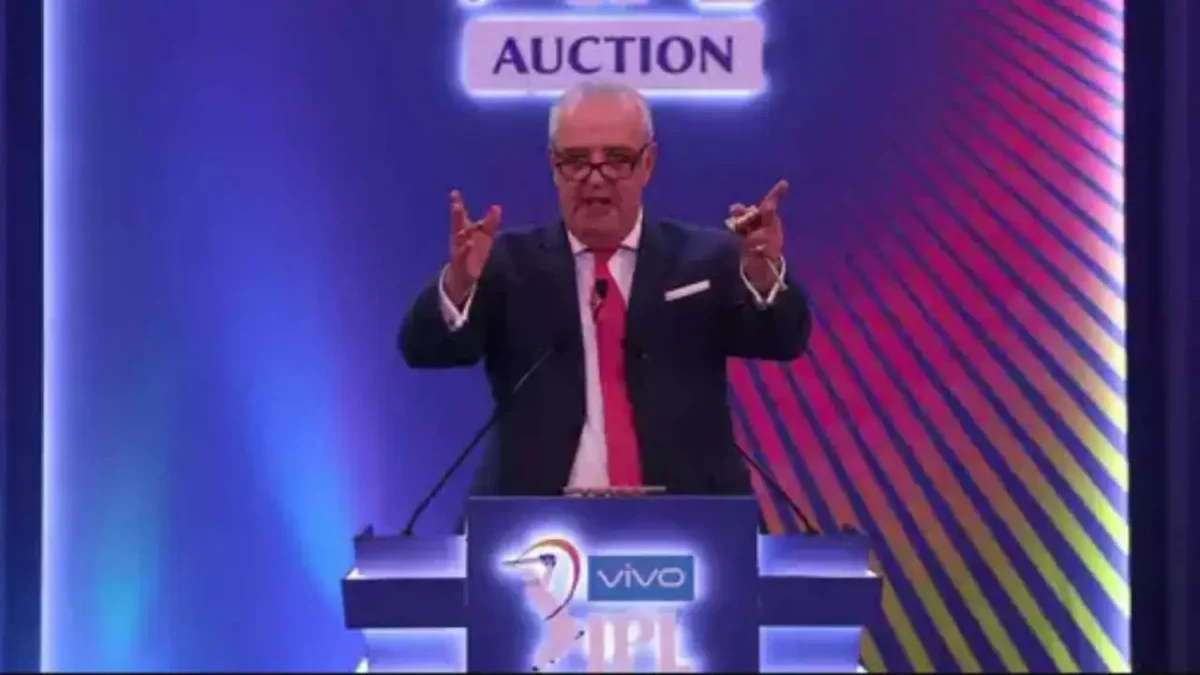 Veteran auctioneer Edmeades collapses during IPL auction triggering confusion at mega event