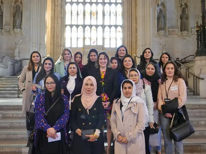 Afghan women visit British Parliament to mark International Women’s Day