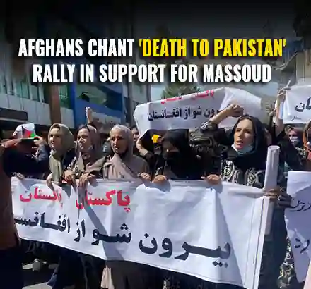 Protest In Kabul Against Taliban, Pakistan & Bombings In Panjshir Valley | Afghan Anti-Pak Protest