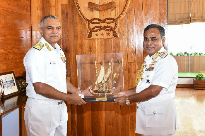 Bangladesh’s Navy chief visits Western Naval Command, lauds increasing cooperation between the two countries
