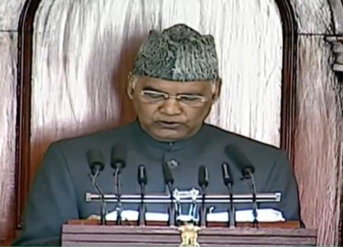 President mentions Galwan, R-Day chaos in address to Parliament