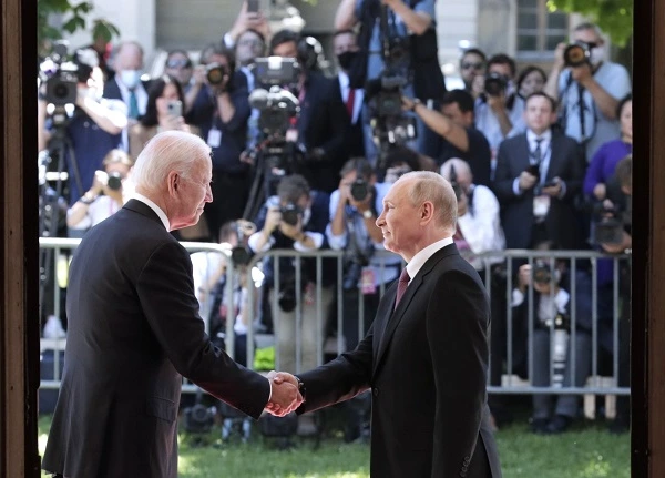 Vladimir Putin is only as strong as Joe Biden is weak