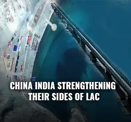 Satellite Images Show China Building Bridge On Its Side Of Pangong Lake | India Too Strengthens Infra Around LAC