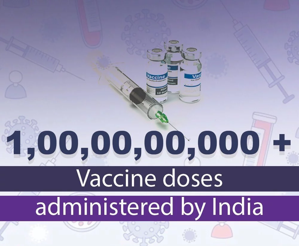 India’s vaccine drive crosses historic 100 crore doses landmark