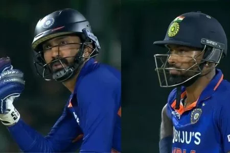 WATCH: Hardik refuses to pass on strike to Karthik in final over of T20I vs South Africa, argument ensues