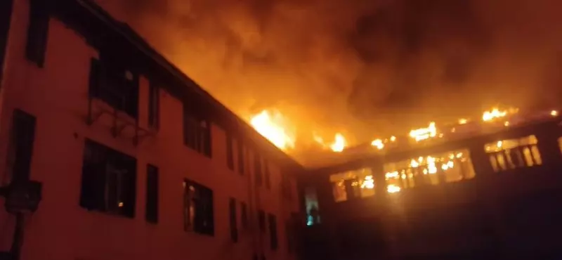 Top speciality hospital in Srinagar destroyed in massive blaze