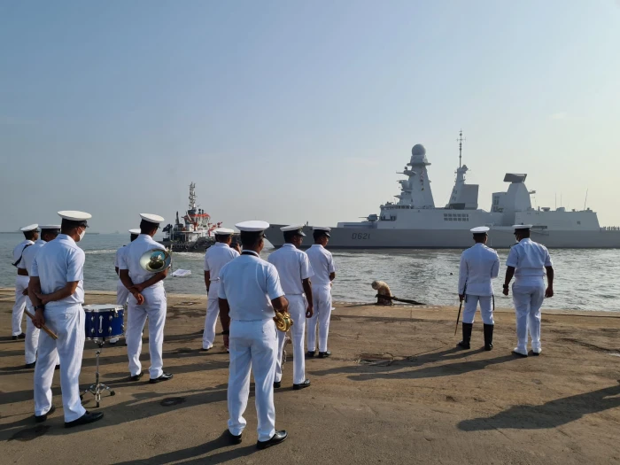 After naval exercise, French destroyer makes a port call at Mumbai en route to Kochi