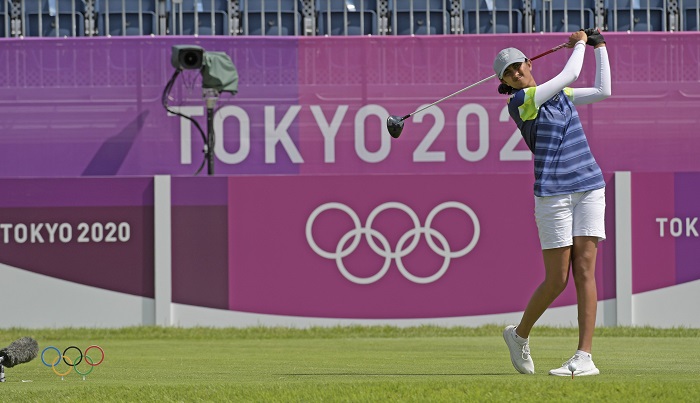 Golfer Aditi raises a storm at Olympics as Tokyo prepares for a typhoon