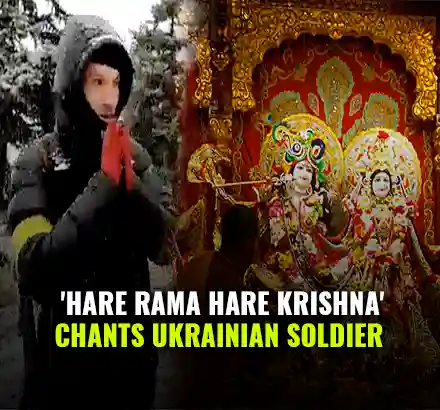 Ukrainian Soldier Chants Hare Rama Hare Krishna To Attain More Strength | Russia Vs Ukraine War