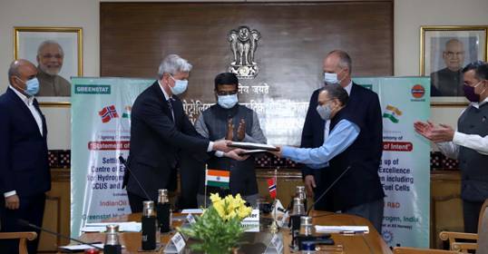 India and Norway join hands to share hydrogen technology