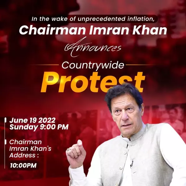 Imran Khan calls for street protests on Sunday against Sharif government and Pakistan army chief Bajwa
