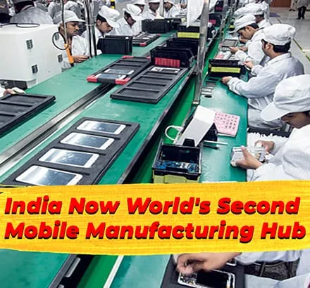 India Now World’s Second Biggest Mobile Manufacturer | Mobile Manufacturing In India Grows