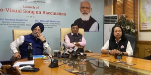 Audio-visual song by Kailash Kher launched to pep up vaccination drive