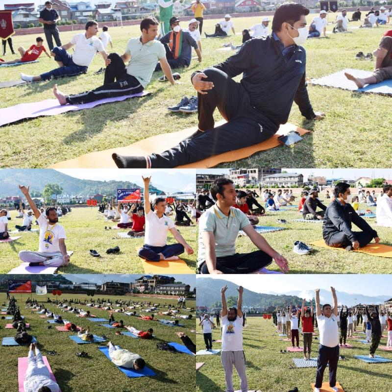 7th International Day of Yoga celebrations held across Kashmir Valley