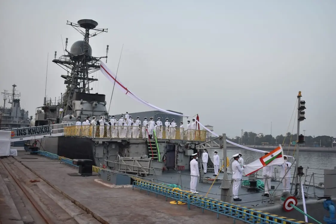 INS Khukri sails into sunset after 32 years of service
