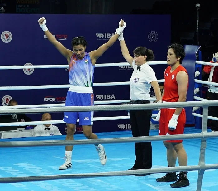 Lovlina packs a punch, beats former world champion in opening bout of World Boxing Championships