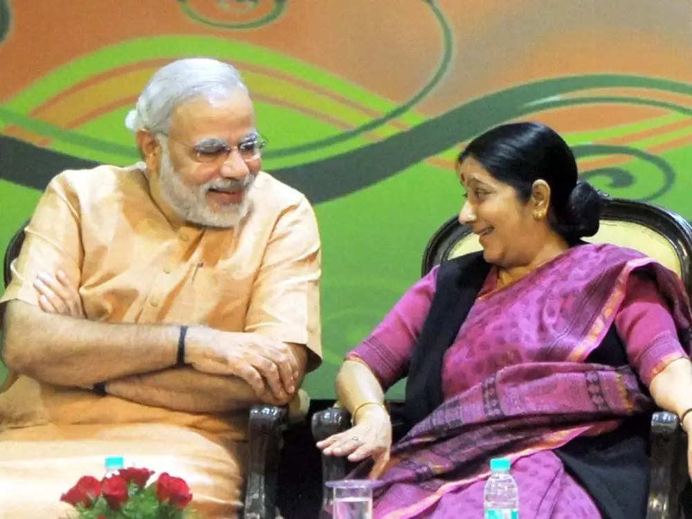 How a baby girl in PM Modi’s family came to be named after Sushma Swaraj