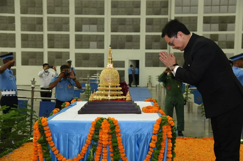 Kiren Rijiju leaves in special IAF plane for Mongolia with Holy Buddha relics
