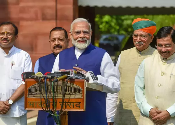 PM Modi urges MPs to debate with an open mind so that Parliament’s monsoon session is fruitful for the nation