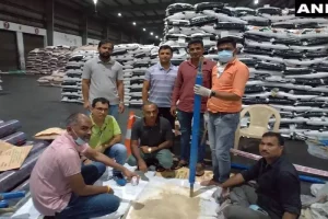 Heroin worth Rs 377 crore hidden in fabric rolls seized at Mundra port in Gujarat