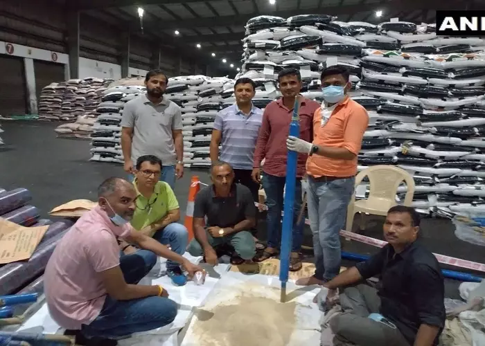 Heroin worth Rs 377 crore hidden in fabric rolls seized at Mundra port in Gujarat