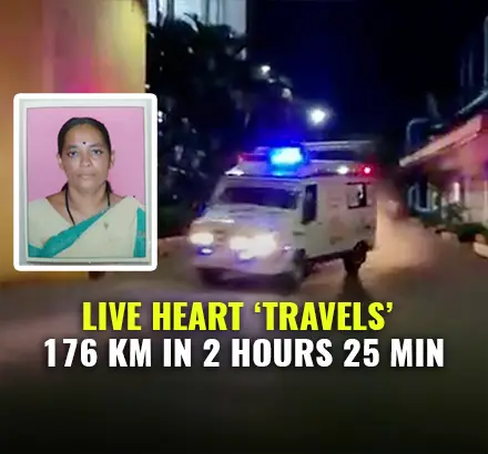 Live Heart ‘Travels’ 176 Km In 2 Hours 25 Min