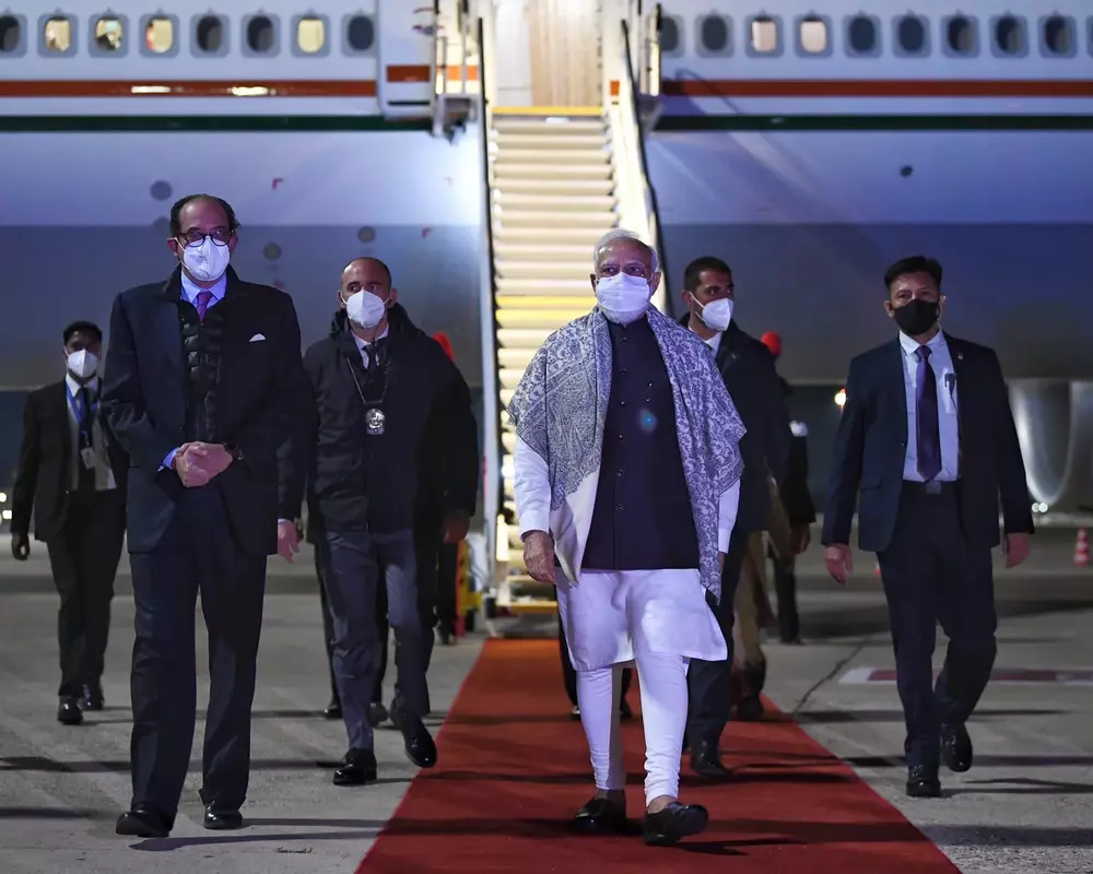 PM Modi leaves on five-day trip to Rome & Glasgow for G20 and Climate change summits