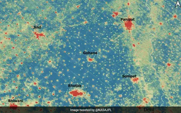 NASA satellite shows Delhi is 5 degrees hotter than nearby countryside