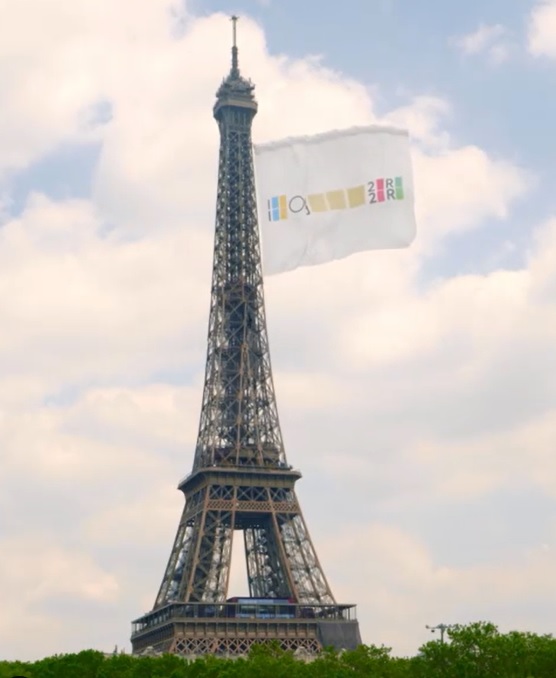Paris Olympics organisers to fly a football field sized flag on Eiffel Tower this Sunday