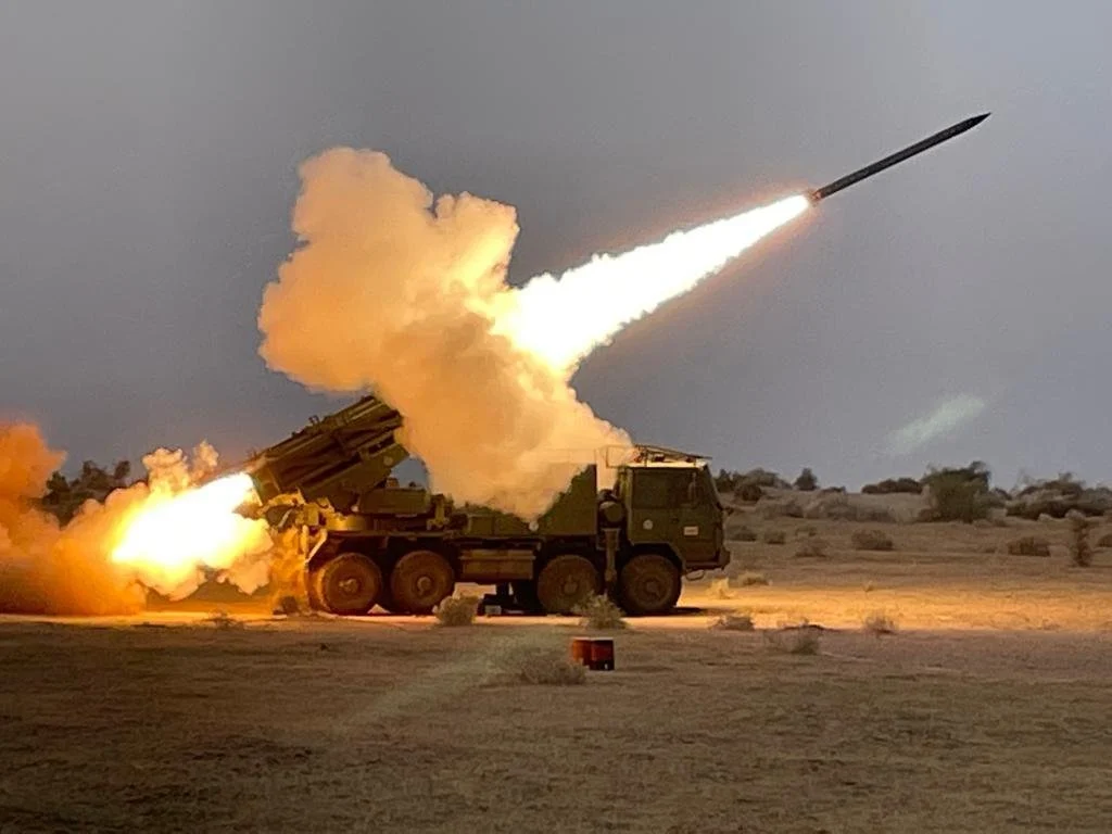 India successfully tests Extended Range Pinaka rocket at Pokhran