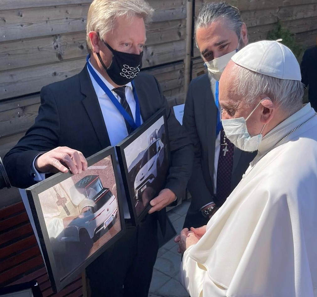 An all-electric vehicle for Pope Francis