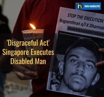 Singapore Executes Mentally Disabled Indian-Origin Malaysian Nagaenthran Dharmalingam Despite Pleas For Celemency
