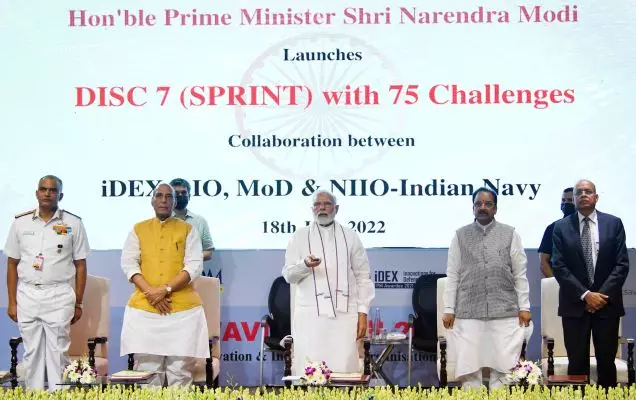 PM Modi unveils SPRINT Challenges for big boost to indigenous technology in Indian Navy