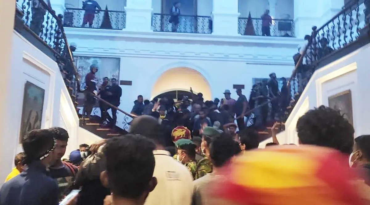 Sri Lanka President Gotabaya flees as protesters storm official residence in Colombo