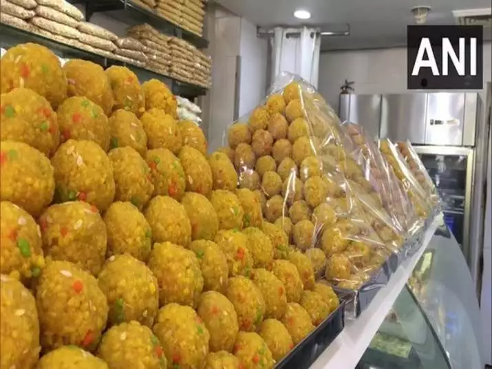 Punjab sweet shops flooded with orders for ladoos as political parties prepare to celebrate poll results tomorrow