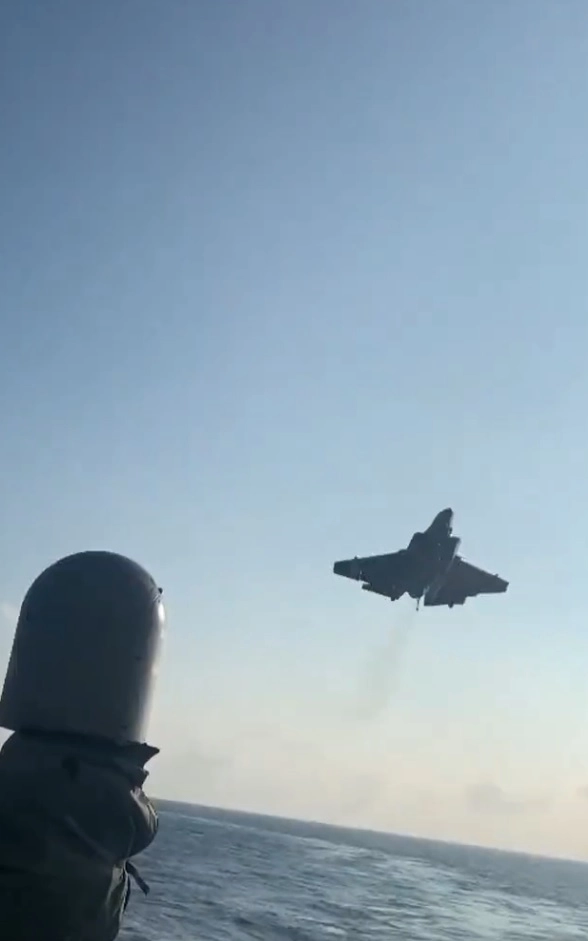 Leaked video shows US jet crashing on aircraft carrier and falling into ocean