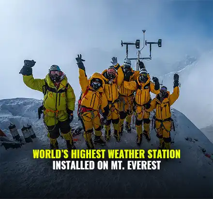 NatGeo Scientists Install World’s Highest Weather Station On Mount Everest