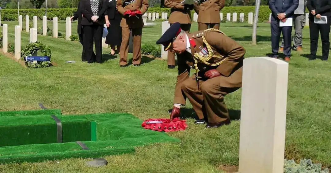 Unknown soldier who died during Second World War finally laid to rest after 75 years