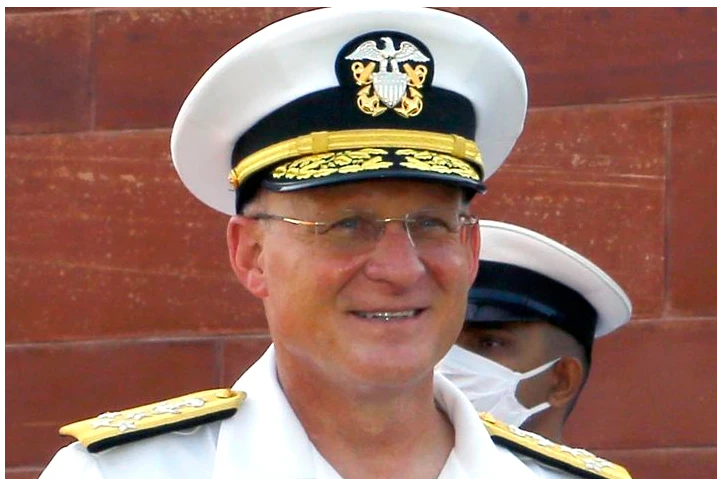 US Navy chief sees India as a key partner in countering China 