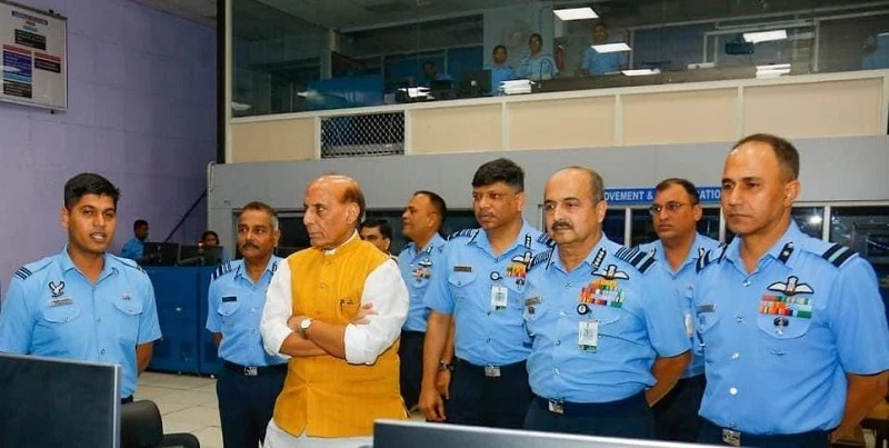 Defence Minister Rajnath Singh visits ‘premier’ IAF radar station