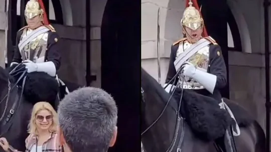 Caught on Camera: UK Queen’s guard yells at woman tourist
