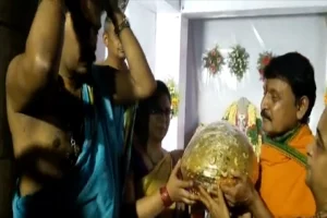 12 kg Laddoo prasad at Ganesh pandal fetches a record Rs 45 lakh in auction at Hyderabad