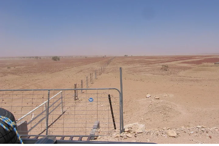 Rabbit Fence in Australia