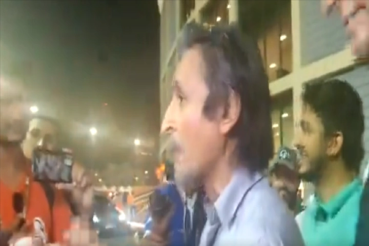 WATCH: Furious Pakistan Cricket Board chief snatches Indian journalist’s phone after defeat to Sri Lanka in Asia Cup