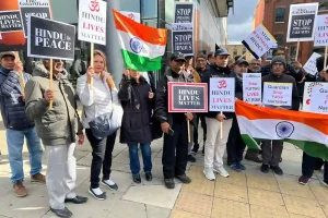 British Hindus protest against The Guardian’s coverage of Leicester incidents