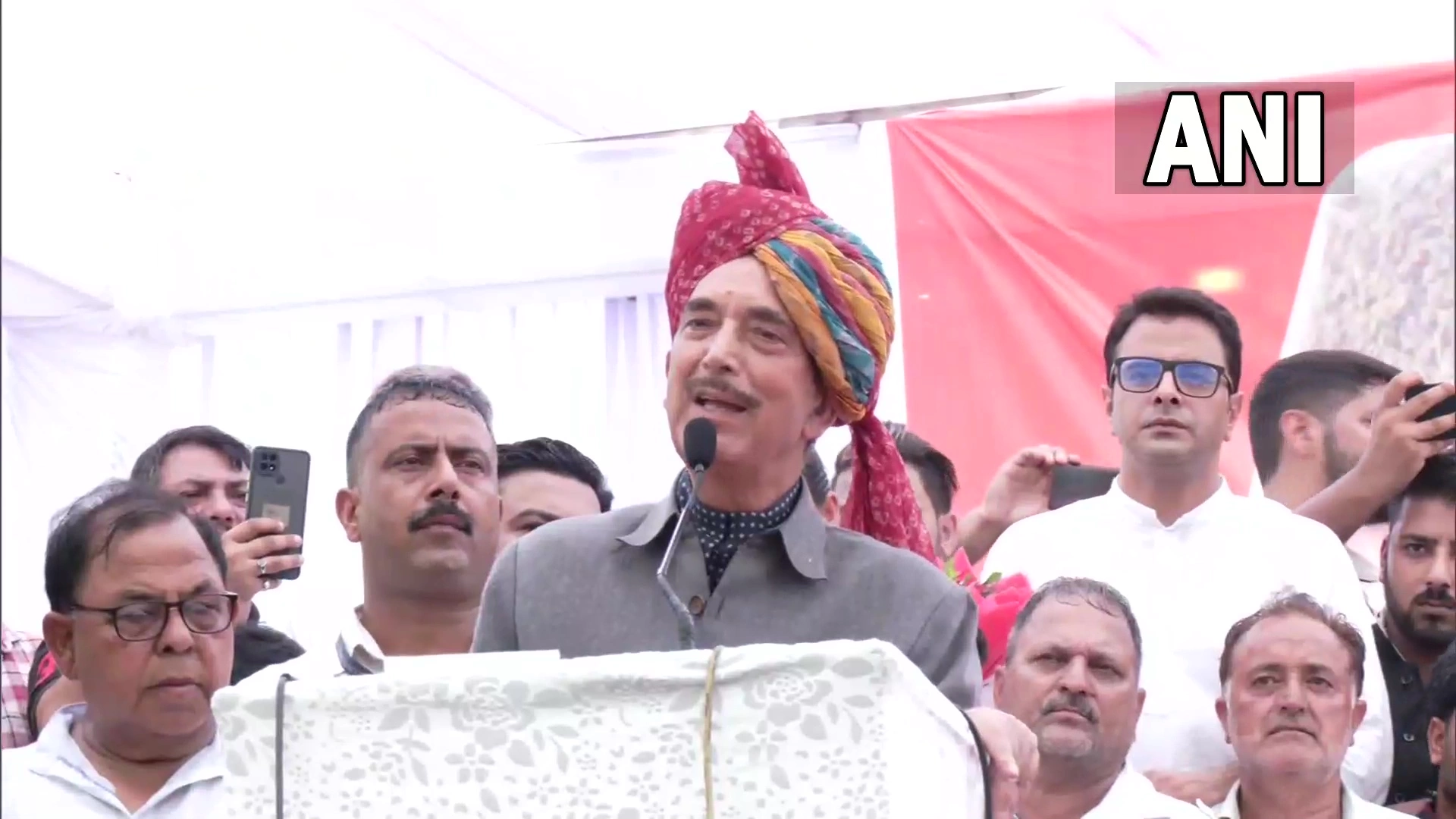 Azad launches party in J&K; looking for ‘Hindustani’ name and flag