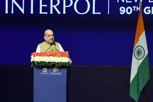 Amit Shah calls upon Interpol to counter online radicalization and cross-border terrorism