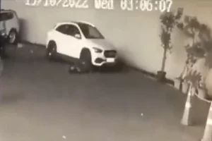 Video: Mumbai film producer rams car into wife after being caught with another woman